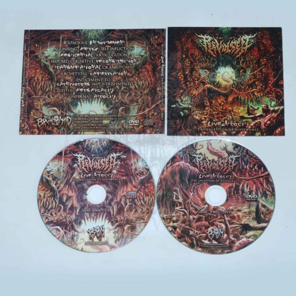 CD - REVULSED - Live Atrocity "The Inception Of Sufferance"