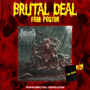 BRUTAL DEAL - FLAG - INIQUITOUS MONOLITH - Monstrous Degradation + Free Poster