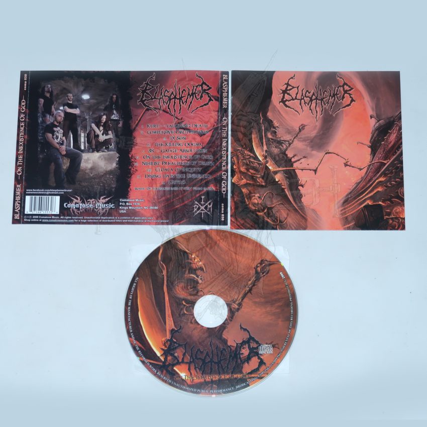 CD – BLASPHEMER – On The Inexistence Of God | BRUTAL MIND