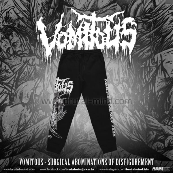 PRE-ORDER - SWEATPANTS - VOMITOUS - SURGICAL ABOMINATIONS OF DISFIGUREMENT