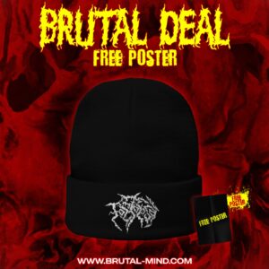 BRUTAL DEAL - WINTERHAT - FOETOPSY - White Logo + Free Poster