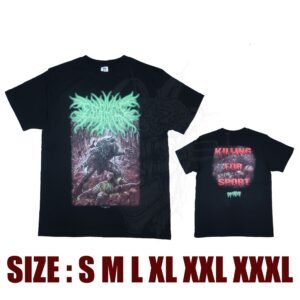 T-SHIRT - ESOPHAGUS - Killing For Sport (Green Logo)