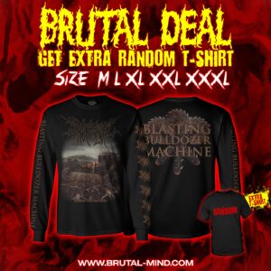 BRUTAL DEAL - LS - ANOMALISTIC - Human Decimation - Black + Random T-Shirt