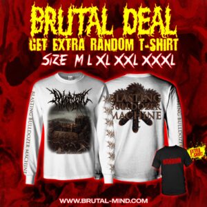 BRUTAL DEAL - LS - ANOMALISTIC - Human Decimation - White + Random T-Shirt