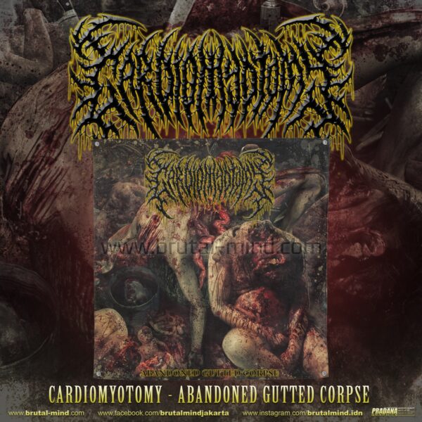 PRE-ORDER - FLAG - CARDIOMYOTOMY - ABANDONED GUTTED CORPSE