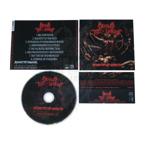 CD - DEVOUR THE UNBORN - Meconium Pestilent Abomination