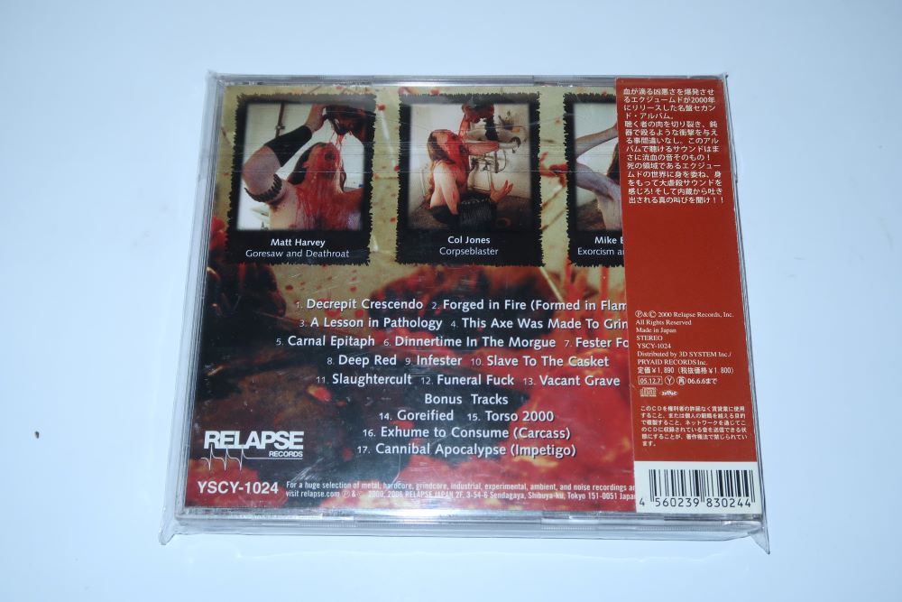 CD – EXHUMED – Slaughtercult – (Used) – BRUTAL MIND