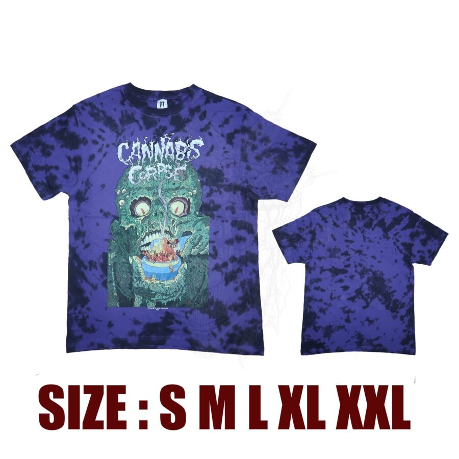 T-SHIRT - CANNABIS CORPSE - Bowl Of Fire - Tie Dye