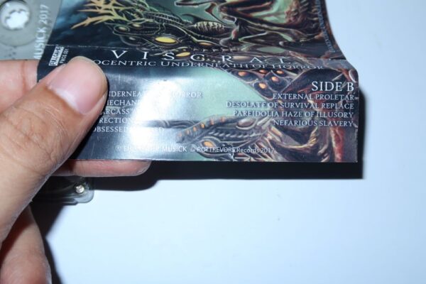 CASSETTE - VISCRAL - Egocentric Underneath of Horror - (Used) - Image 4