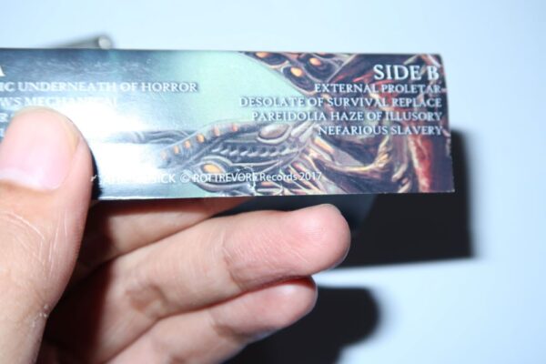 CASSETTE - VISCRAL - Egocentric Underneath of Horror - (Used) - Image 5