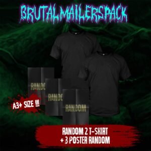 BRUTAL MAILERS PACK !!! 2 T-SHIRT RANDOM