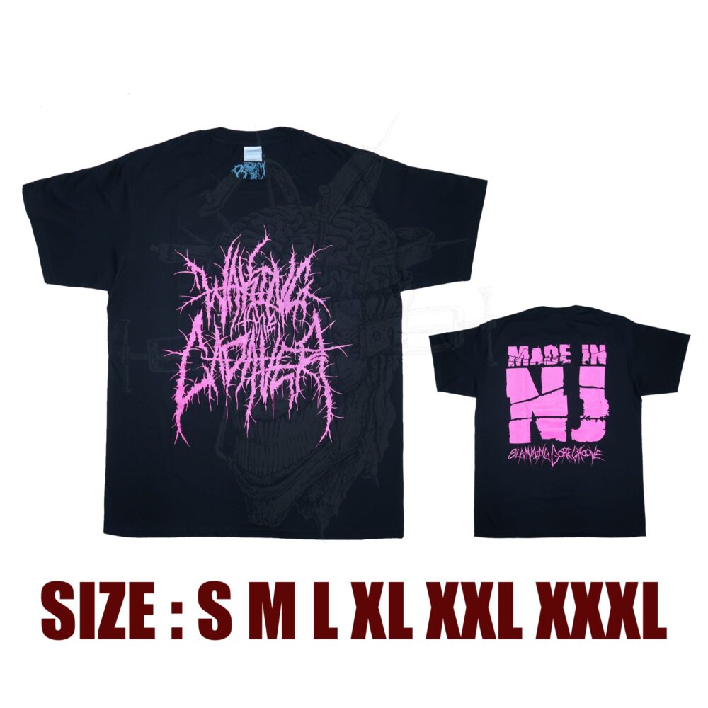 TS - WAKING THE CADAVER - Made in NJ Slamming Gore Groove - Logo