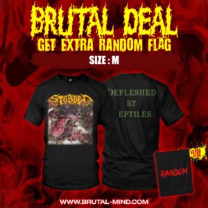 BRUTAL DEAL - TS - STABBED - Defleshed By Reptiles + Random Flag