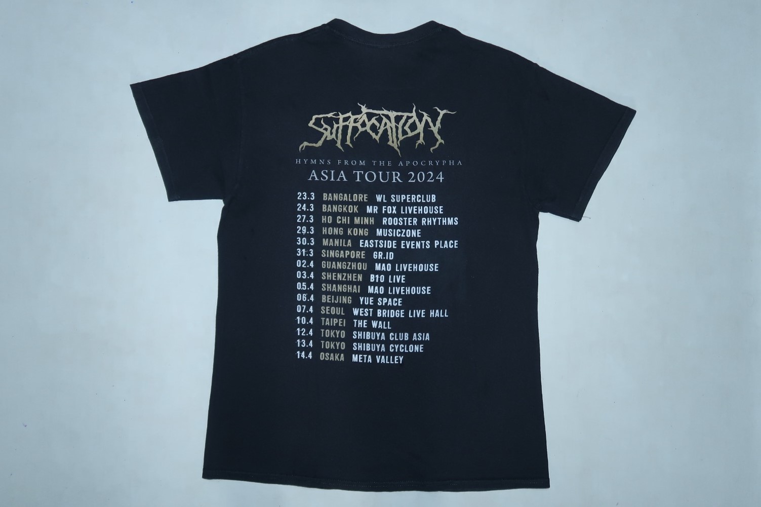 TS - SUFFOCATION - Asia Tour 2024 - (Used) - Image 2