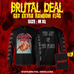 BRUTAL DEAL - LS - BLOODBOIL - The Art Of The Flesh + Random Flag