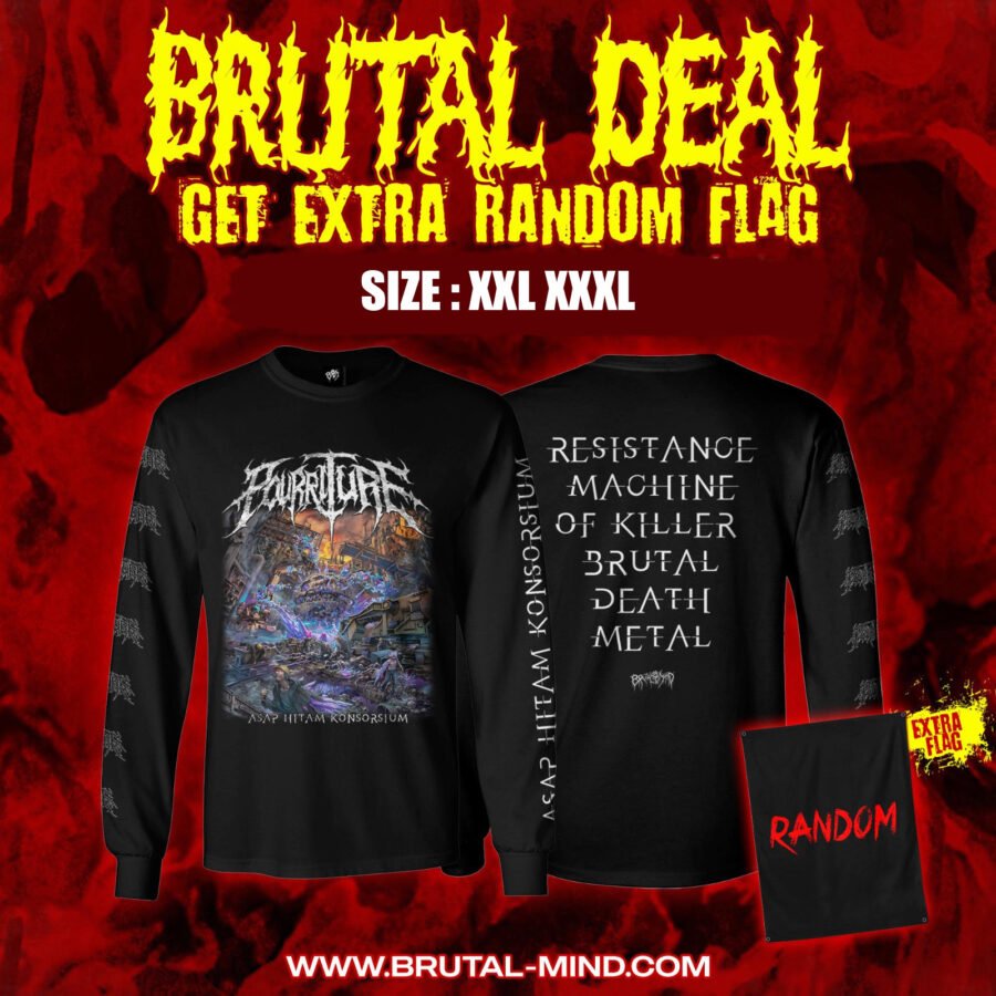 BRUTAL DEAL - LS - POURRITURE - Asap Hitam Konsorsium + Random Flag