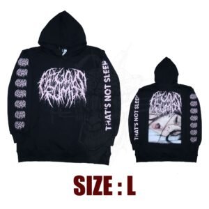 HOODIE - FATUOUS RUMP - That's Not Sleep - Black