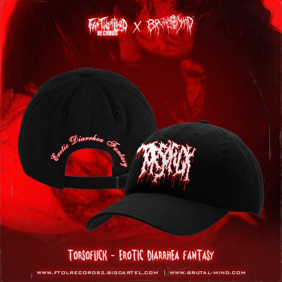 PRE-ORDER - DAD HAT - TORSOFUCK - EROTIC DIARRHEA FANTASY - (BLACK)