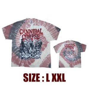 T-SHIRT - CANNIBAL CORPSE - Chaos Horrific - North American  Tour 2024 (Tie Dye)
