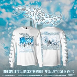 PRE-ORDER - LONG SLEEVE - IMPERIAL CRYSTALLINE ENTOMBMENT - APOCALYPTIC END IN WHITE