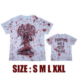 T-SHIRT - FATUOUS RUMP - Everytime Was A Messy Failure - Tye Die