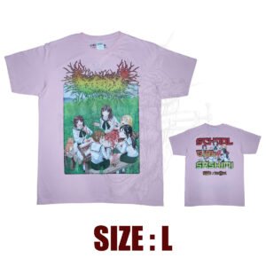 T-SHIRT - GOREPOT - School Girl Sashimi Bvll Art - Pink Shirt