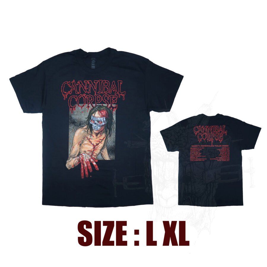 T-SHIRT - CANNIBAL CORPSE - North American Tour 2025