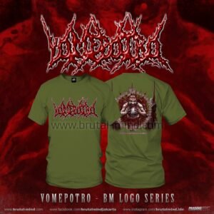 PRE-ORDER - T-SHIRT - VOMEPOTRO - FALL INTO DECAY - LOGO