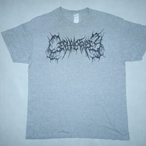 TS - CEPHALOTRIPSY - Logo - Asia Tour 2018 - Gray Shirt - (Used)