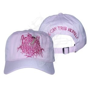 DAD HAT - LESBIAN TRIBBING SQUIRT - One Can Trib Herself - Pink