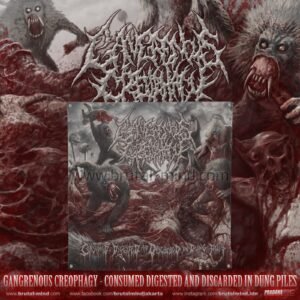 PRE-ORDER - FLAG - GANGRENOUS CREOPHAGY - CONSUMED DIGESTED AND DISCARDED IN DUNG PILES