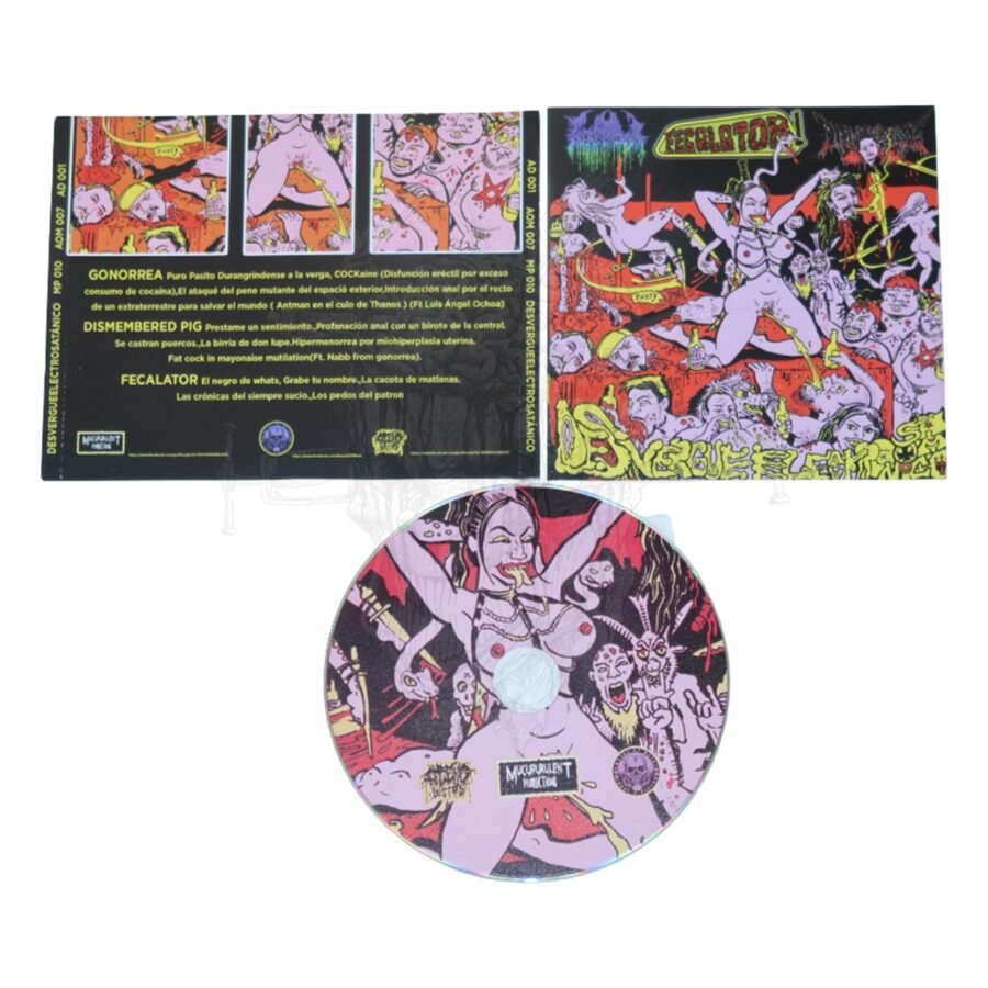 CD - GONORREA / DISMEMBERED PIG / FECALATOR - Desvergueelectrosatánico