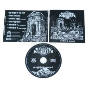 CD - MACABRE MANIFESTO - at night in the graveyard