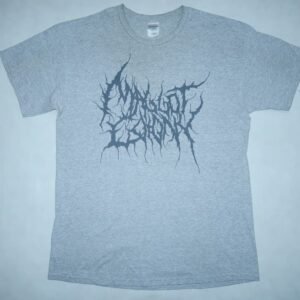TS - MAGGOT COLONY - Logo - Party in the Wound - Gray Shirt - (Used)