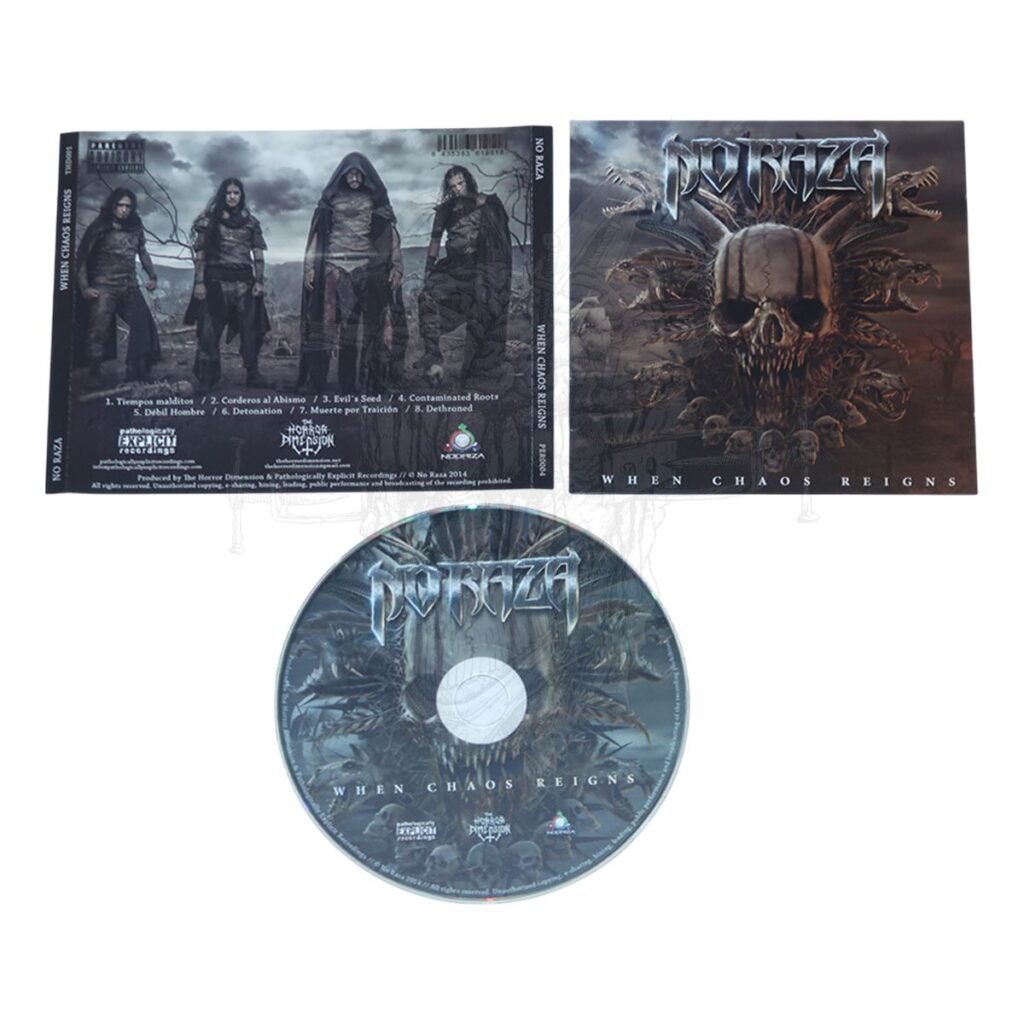 No Raza Merch CD – NO RAZA – When Chaos Reigns – BRUTAL MIND