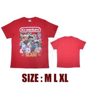 T-SHIRT - KRAANIUM - Slam - Red Shirt