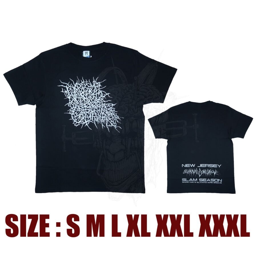 T-SHIRT - WAKING THE CADAVER - Demo 2006 - Silver Glitter Logo