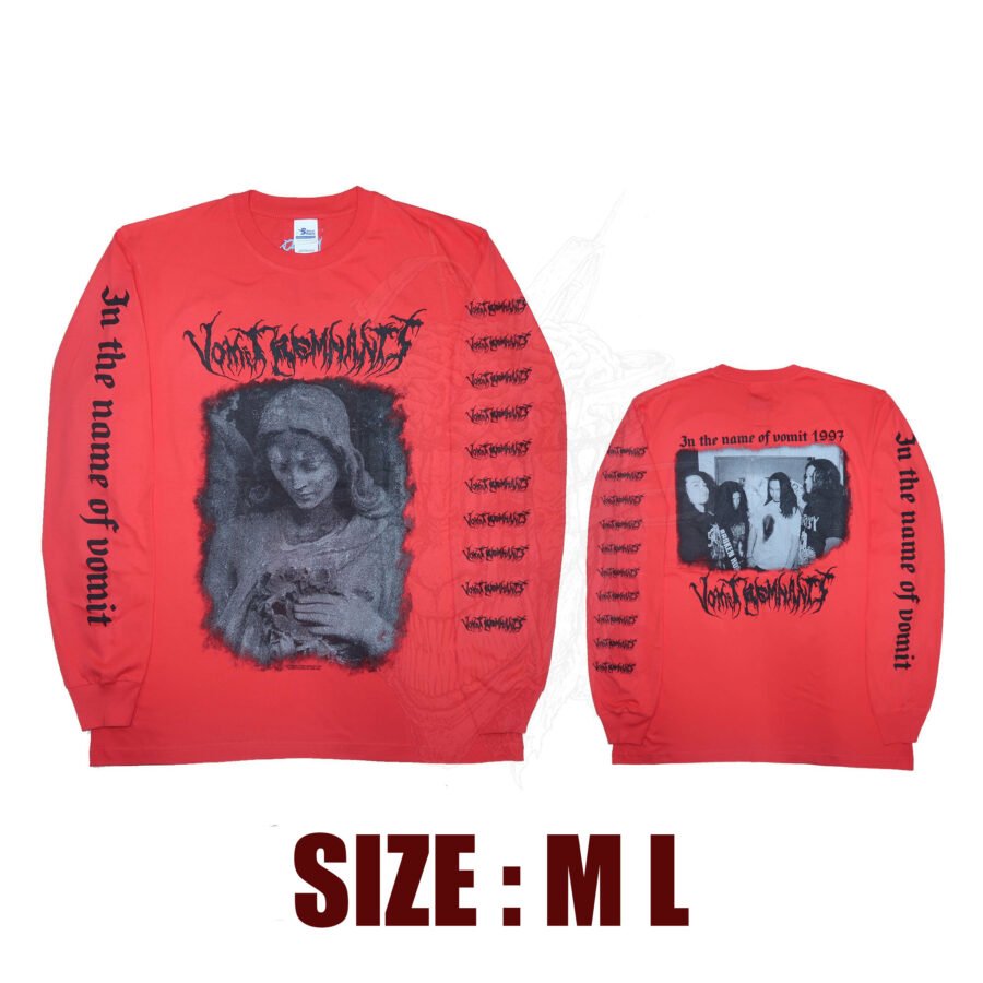LONG SLEEVE - VOMIT REMNANTS - In The Name Of Vomit 1997 - Red Shirt