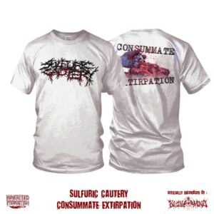 T-SHIRT - SULFURIC CAUTERY - Consummate Extirpation (Logo)