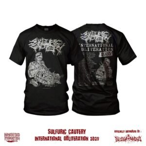 T-SHIRT - SULFURIC CAUTERY - International Obliteration 2025