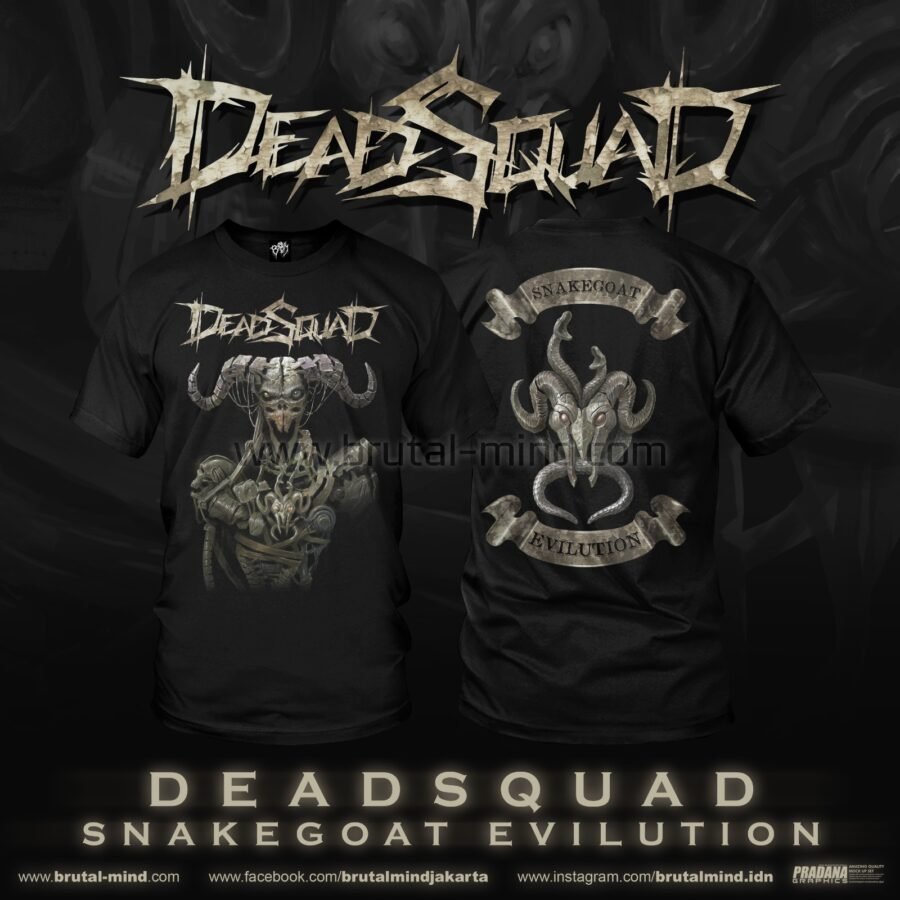 PRE-ORDER - T-SHIRT - DEADSQUAD - SNAKEGOAT EVILUTION