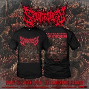 PRE-ORDER - T-SHIRT - SPLIT THE FUCK OPEN - NECROMORPHIC HUNGER