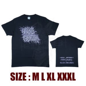T-SHIRT - WAKING THE CADAVER - Demo 2006 - Silver Glitter Logo