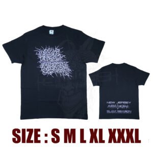T-SHIRT - WAKING THE CADAVER - Demo 2006 - Purple Glitter Logo