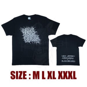 T-SHIRT - WAKING THE CADAVER - Demo 2006 - Silver Glitter Logo