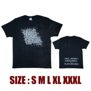 T-SHIRT - WAKING THE CADAVER - Demo 2006 - Silver Glitter Logo