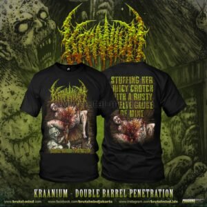 PRE-ORDER - T-SHIRT - KRAANIUM - DOUBLE BARREL PENETRATION