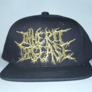 SNAPBACK - INHERIT DISEASE - Gold Logo - (Used)