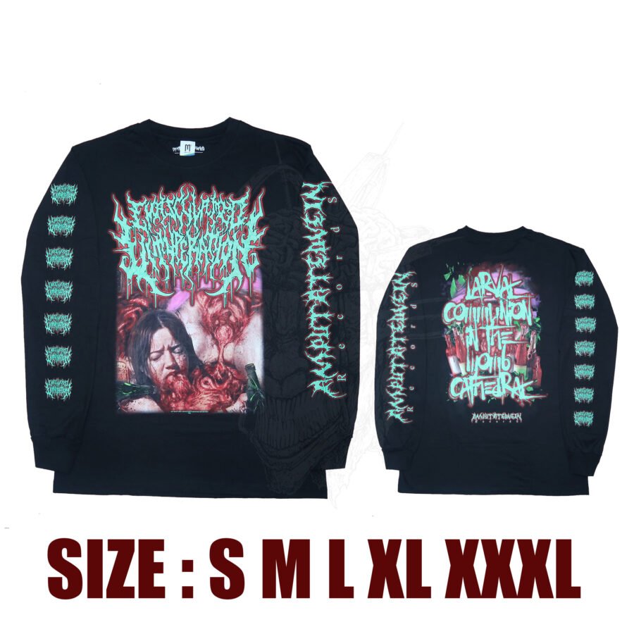 LONG SLEEVE - EMASCULATED VITUPERATION - Larval Communion in the Womb