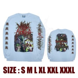 LONG SLEEVE - WAKING THE CADAVER - Perverse Recollections Of A Necromangler - White
